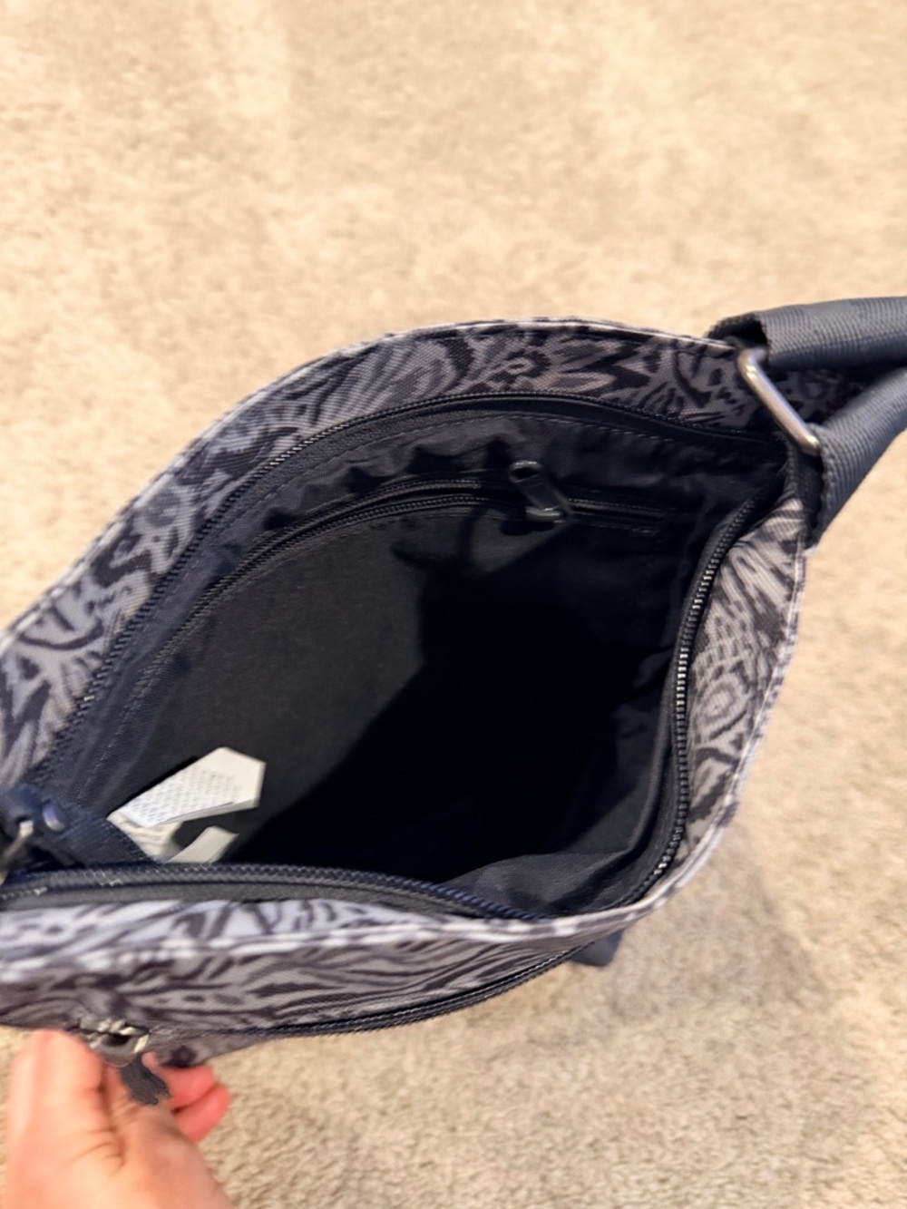 Dakine Grey Floral Messenger Crossbody Bag - Picture 6 of 6